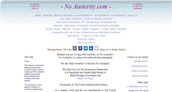 Desktop Screenshot of noausterity.com
